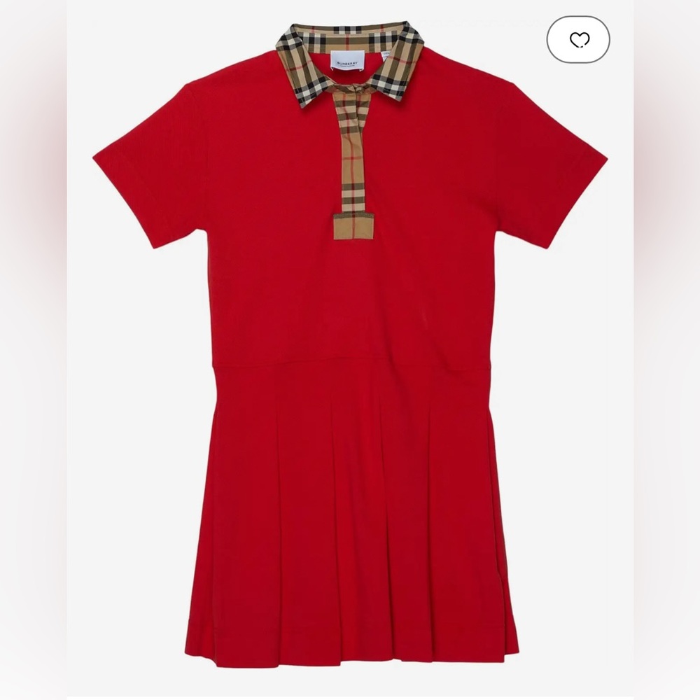 Burberry : Brand new with tags size 6Y Girls' Sigrid Piqué Polo Dress